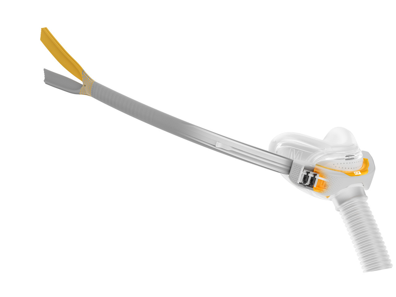 F&P Solo AutoFit Nasal CPAP Maske, Doppel-Pack mit 2 Maskenkissen, komplett inkl. AutoFit Kopfband & AutoLock Anpassung