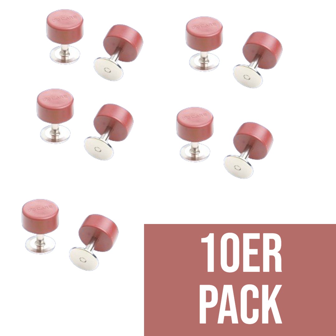 BioCare Magnetschloss universell einsetzbar, komplett mit Kopf und Sockel, 10er Pack