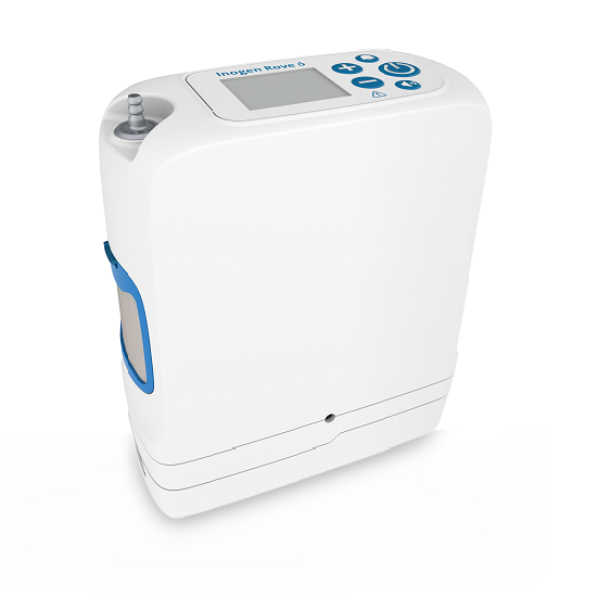 Inogen Rove 6 mit 8 Zell Akku, HMV, der tragbare und leichte Sauerstoffkonzentrator der nächsten Generation, nur 2.2kg Gewicht