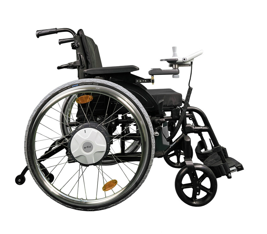 MIETEN = E-fix E35 combi inkl. Rollstuhl Invacare Action 4 NG SB45.5cm, auspacken + sofort starten, inkl. Schwenkarm, Dauer-Mietpreis pro Monat, Laufzeit ab 6 Monate