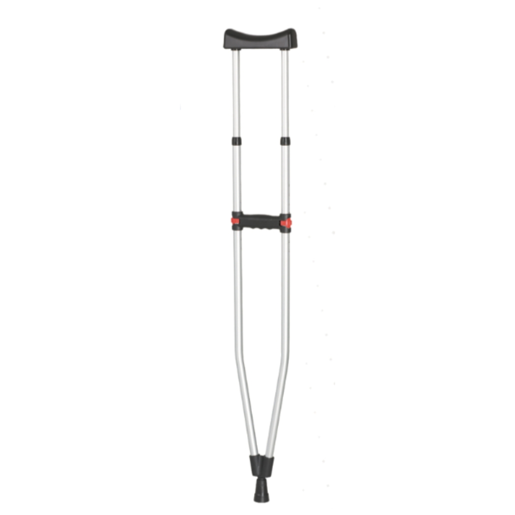 Achselstütze Quick´n Easy soft 1Stück, Krücke, Gehstütze, schwarz, ohne Werkzeug einstellbar, Achsel:118-138cm