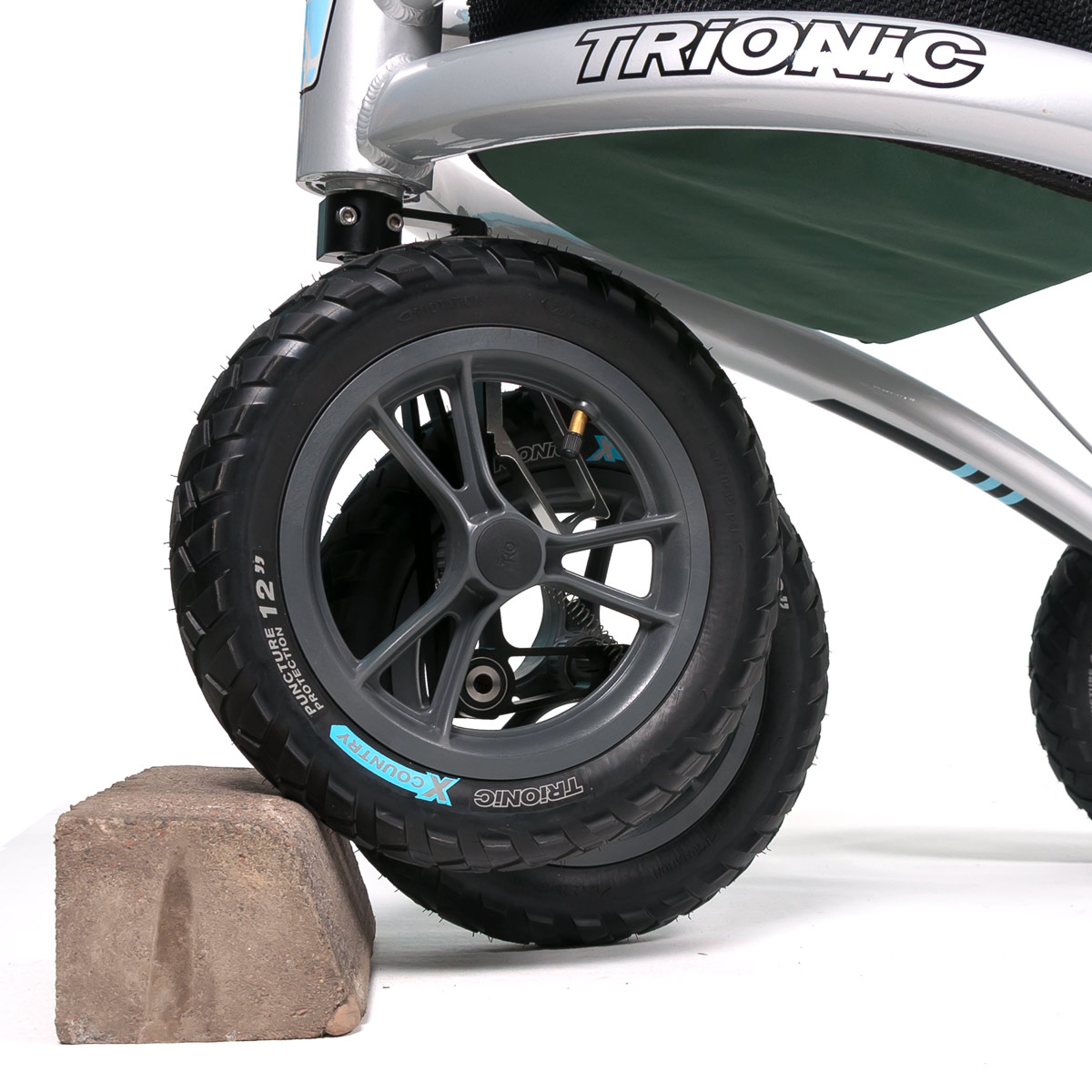 Veloped Trek 14er M (Körpergröße 155-194cm Griffhöhe 77-97cm) grün/schwarz/orange Rollator