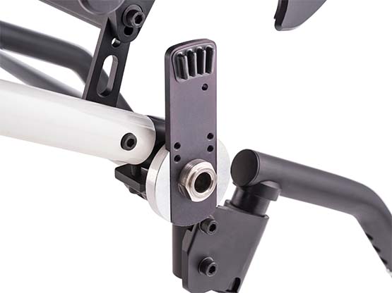 Halterung zur Montage am Rollstuhl, für Alber e-motion M25