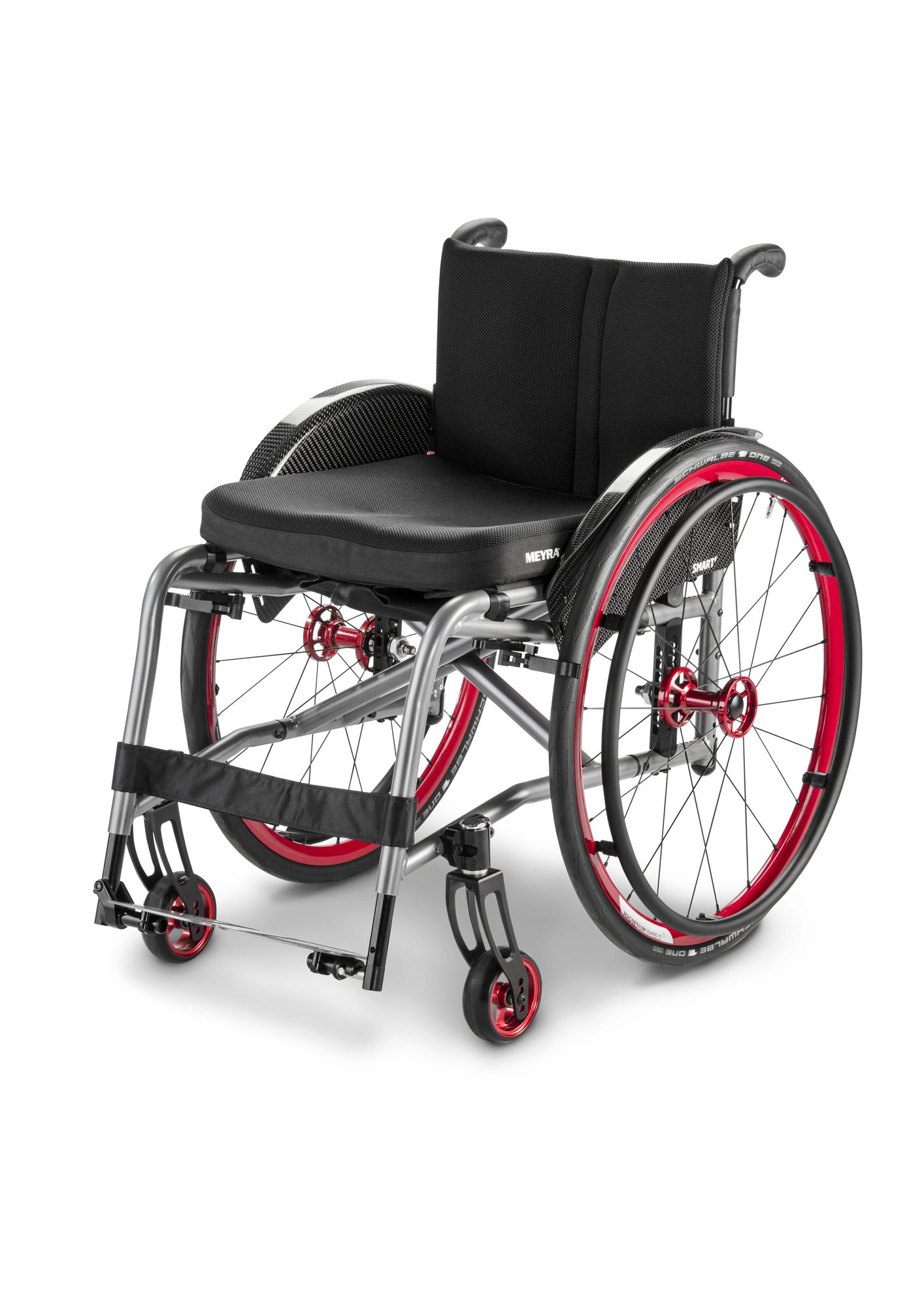 Meyra Aktivrollstuhl Smart F / 2.360 ihr individuell anpassbarer Adaptiv-Rollstuhl mit integrierten Beinstützen