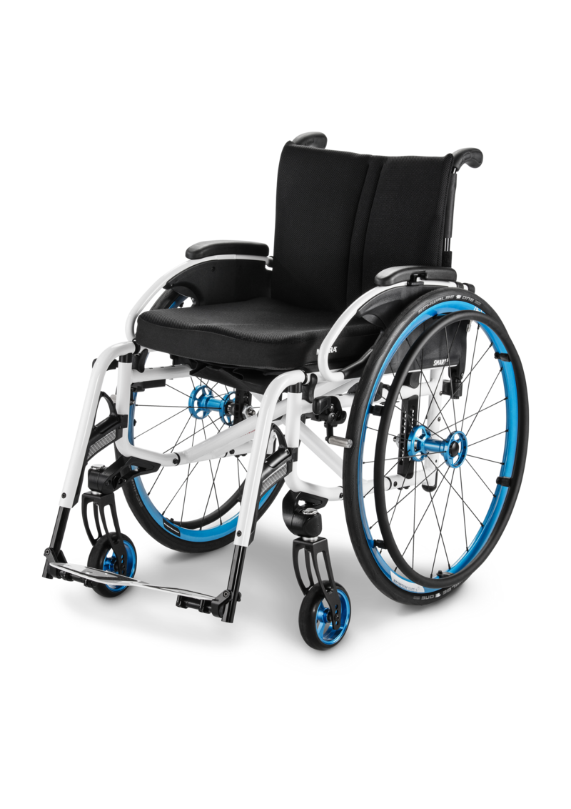 Meyra Aktivrollstuhl Smart S / 2.370 ihr individuell anpassbarer Adaptiv-Rollstuhl mit abschwenkbaren Beinstützen, wählen Sie Ihre Ausstattung und wir erstellen Ihr persönliches Angebot