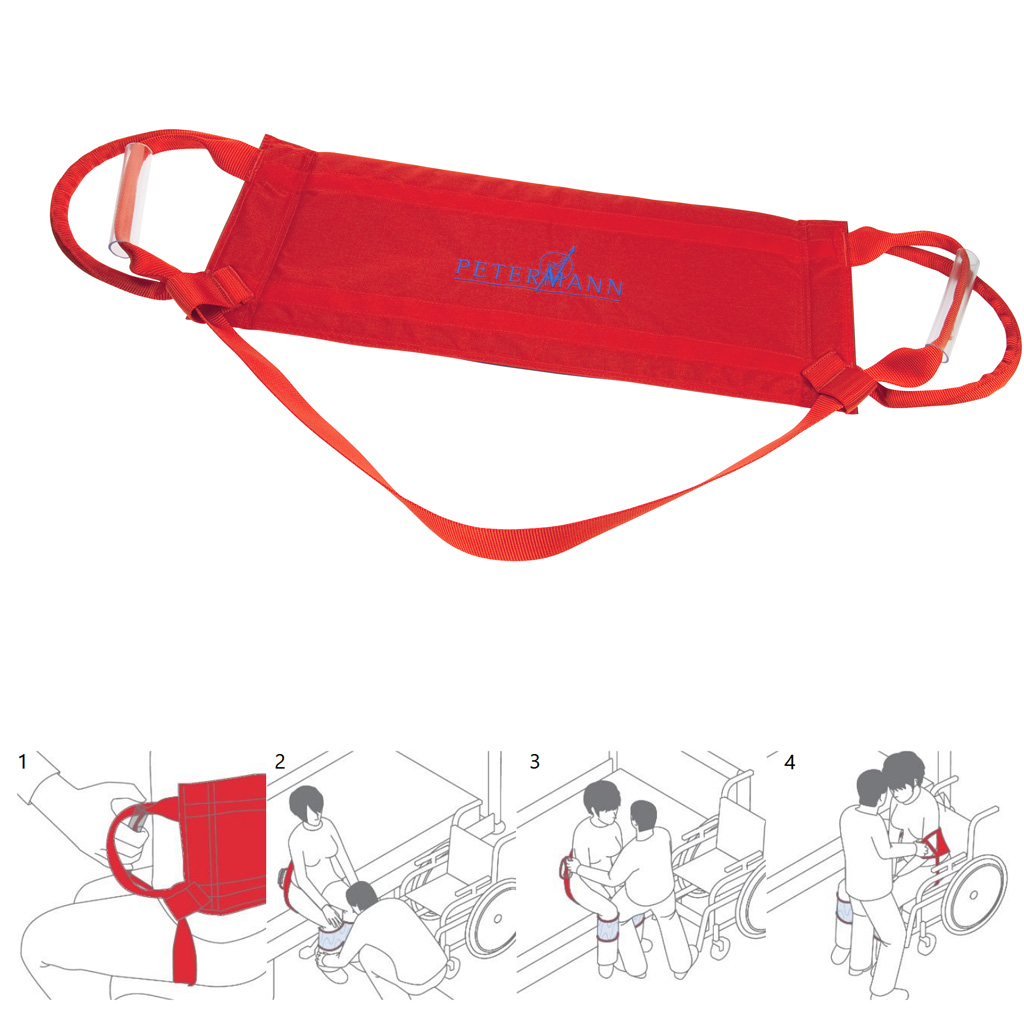 Alpha® Aufrichthilfe Magic, Umsetz- und Hebegurt, mit herausnehmbarem Innenteil und flexiblem Halteband, 60x20cm