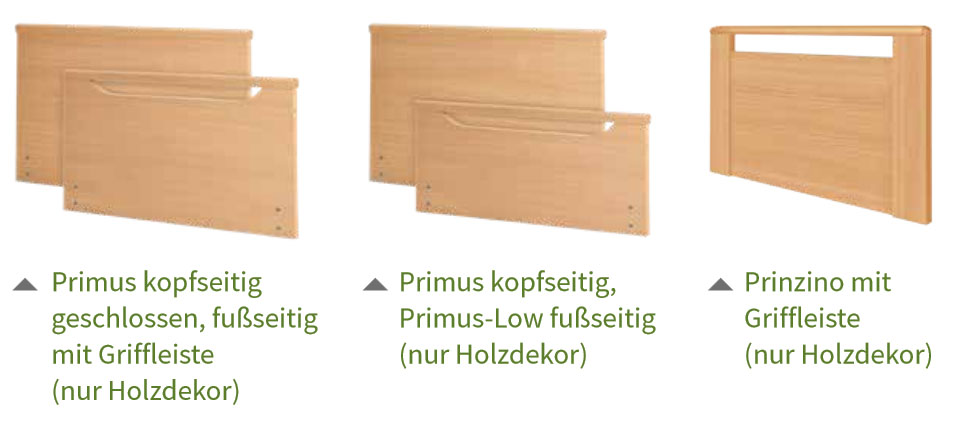 Burmeier Regia-TSG-DUO Pflegebett, mit komplett geteilten Seitensicherungen (Seitengitter), Senioren Niedrig-Hochbett (26-80cm), 24 Volt, Fußtieflage, sichere Arbeitslast 225kg