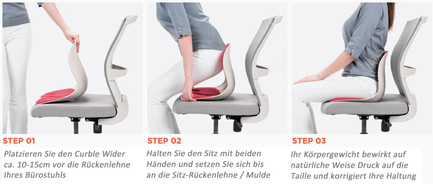 Curble Wider Sitz, mit Premium Rückenschale