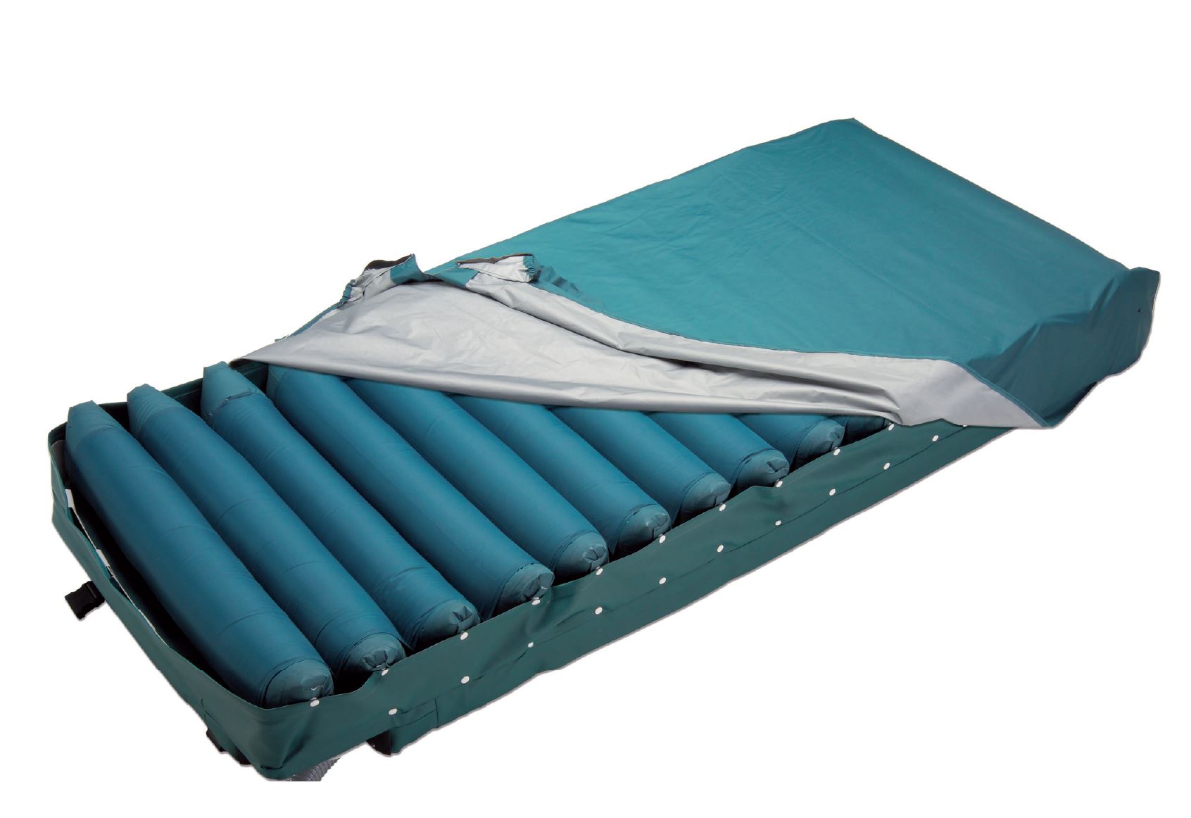 TheraKair Visio Low Air Loss (LAL) Matratze, Druckentlastung mit Pulsationstherapie, Anti-Dekubitus-Matratze bis Grad IV, mit Heizelement (Mikroklima), zur Schmerztherapie geeignet, Patientengewicht 23-135kg