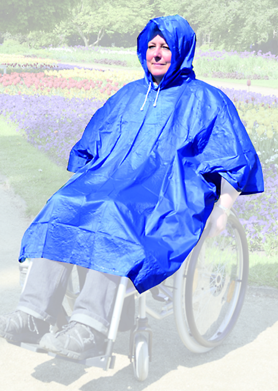 Regen Poncho Rainstar Easy einfacher Notfall-Regenponcho, für Rollstuhlfahrer (#1697)