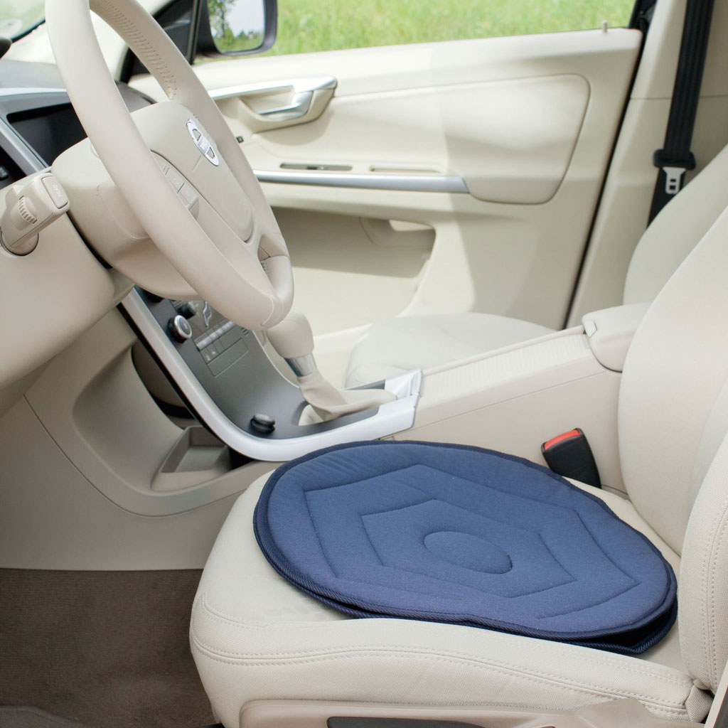 Flexibler Drehsitz, 3.5cm hoch einfach drehen, Drehkissen für Auto oder Stühle