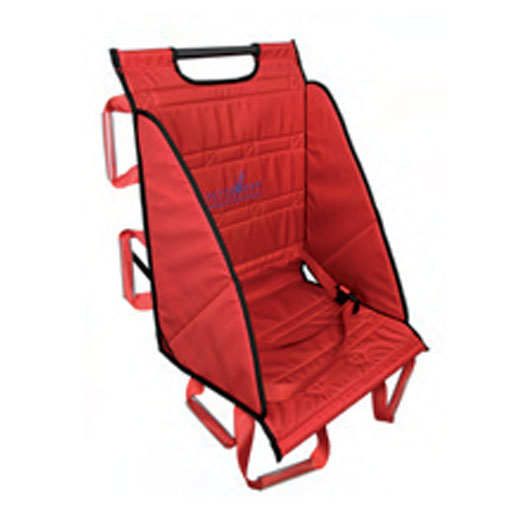 Alpha Tragesitz SWING von Petermann zum Personentransport, belastbar bis 180kg, inkl. Diagonal- & Beckengurt, mit 10 Tragegriffen und 6 Schnallen