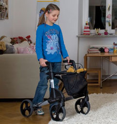 Rollator Topro Troja X für Kinder, Gehwagen für Kinder und Kleinwüchsige, der Troja Original Classic in XS (Körpergröße 125-160 cm)