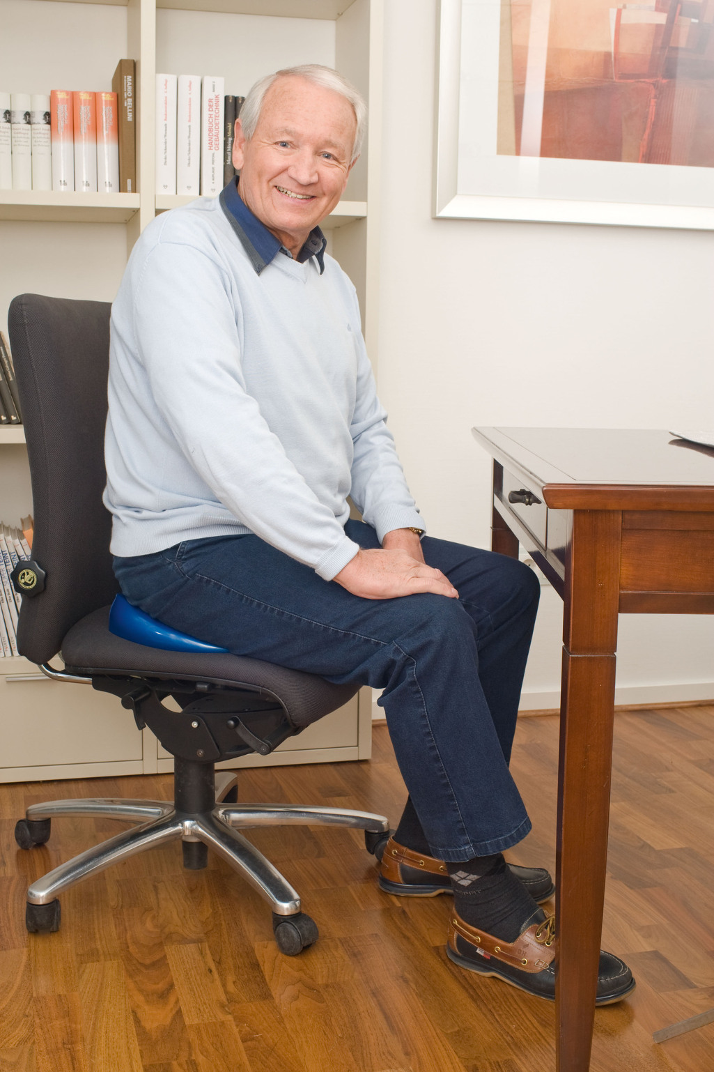 Gymnic Mobilkissen Sit on Air, dass Training im Sitzen