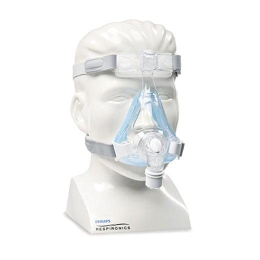 Philips Respironics Amara GEL, HMV, CPAP Mund-Nasen-Maske mit Ausatemventil, für die Schlaftherapie (#2759)