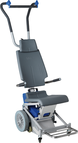 Sano Liftkar PT-S-130 Elektrischer Treppensteiger bis 130kg, inkl. Komfortsitz, kompakte Bauweise, die neue Modellserie für mehr Sicherheit, inkl. Kopfstütze & Beckengurt
