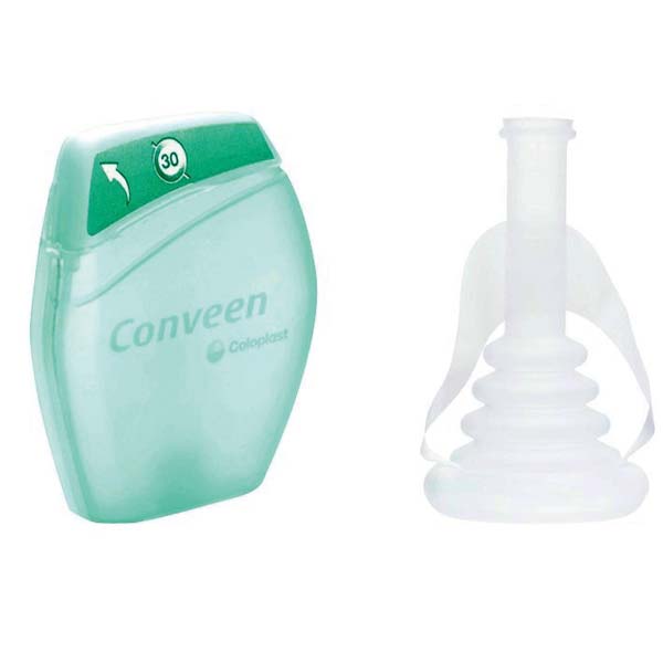 Conveen Optima 8cm Schaft, Ø35 mm (P=30) Nr. 22035, Kondom-Urinal von Coloplast für Männer mit Harninkontinenz