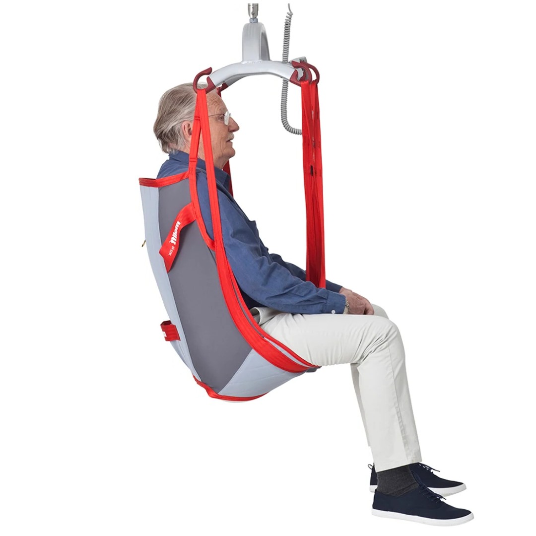 Molift RgoSling Sitzgurt MB MediumBack, der Standard Liftergurt für Molift Smart Lifter, Sitzgurt gepolstert, ohne Kopfstütze