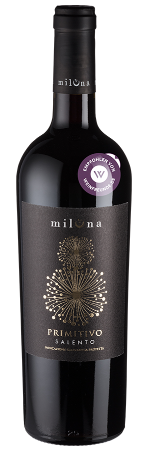 Miluna Primitivo Salento (2023) - Cantine San Marzano - Rotwein aus Apulien, Italien