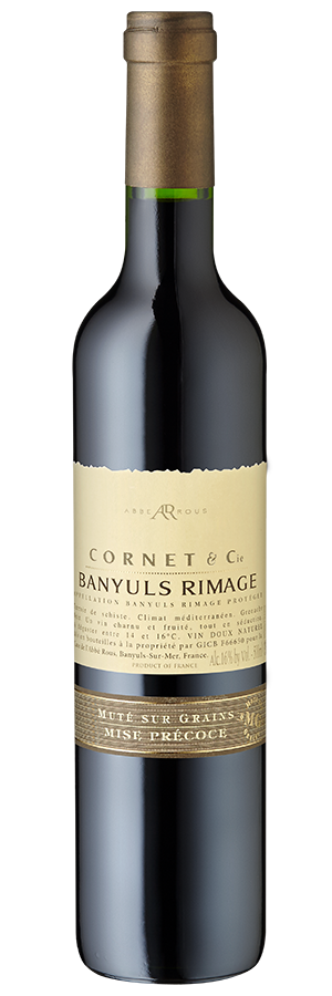 Cornet & Cie Banyuls Rimage - 0,5 L (2021) - Abbe Rous - Rotwein aus Frankreich