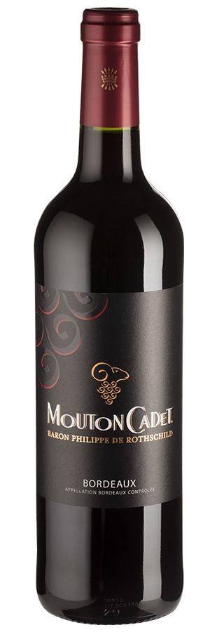 Mouton Cadet Bordeaux (2022) - Baron Philippe de Rothschild - Rotwein aus Bordeaux, Frankreich