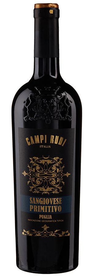 Campi Rudi Sangiovese Primitivo (2023) - Angelo Rocca - Rotwein aus Apulien, Italien