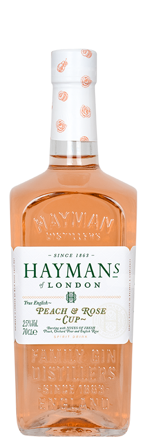 Hayman’s Peach & Rose Cup Gin - Hayman’s of London - Spirituosen aus Großbritannien