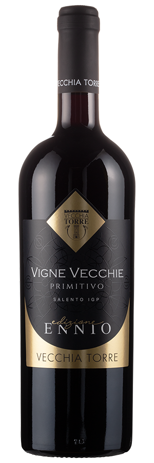 Primitivo Vigne Vecchie (2021) - Cantina Vecchia Torre - Rotwein aus Apulien, Italien