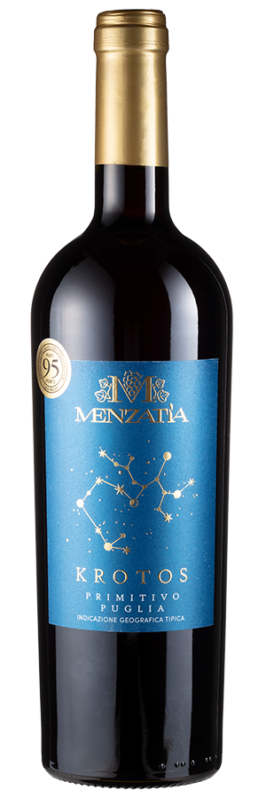 Primitivo Krotos (2023) - Menzatia Vini - Rotwein aus Apulien, Italien