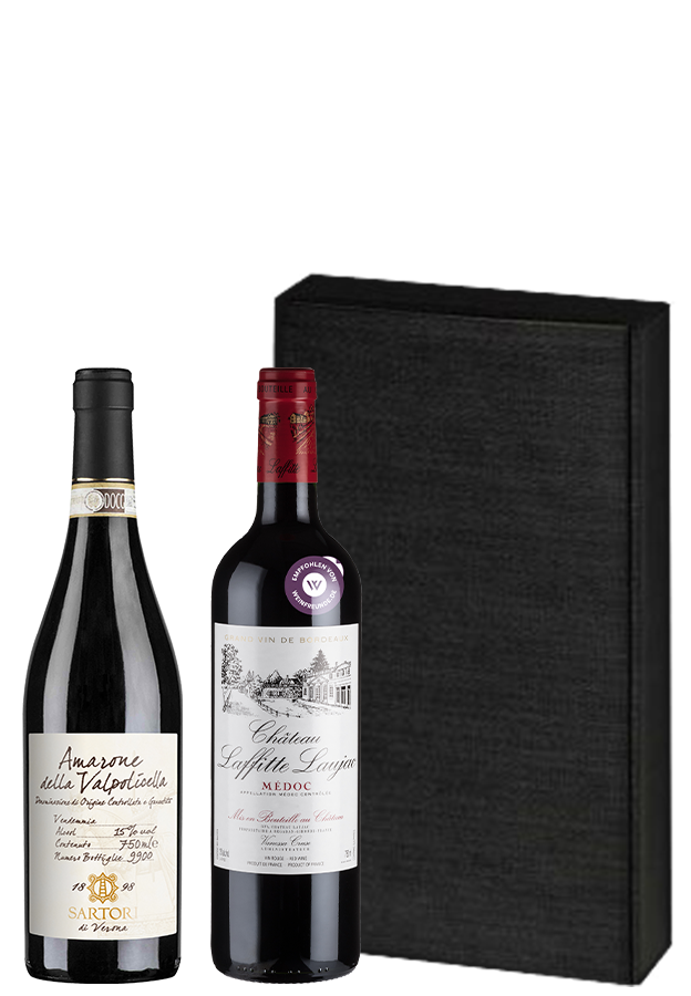 2er-Rotwein Geschenkset Premium - Geschenkideen aus Italien