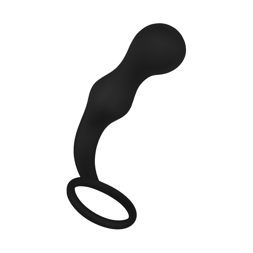 Verführerischer Analplug mit Hodenring, 14,5 cm