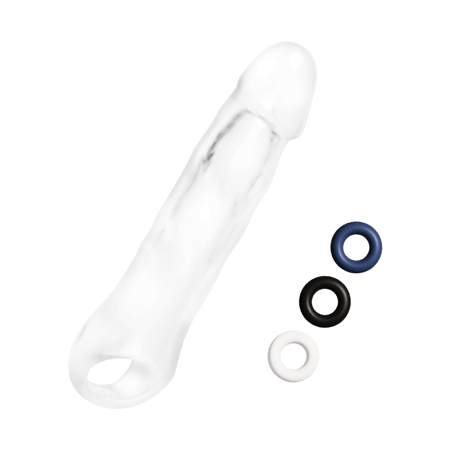 1' See-Thru Penis Extender, 17,5 cm