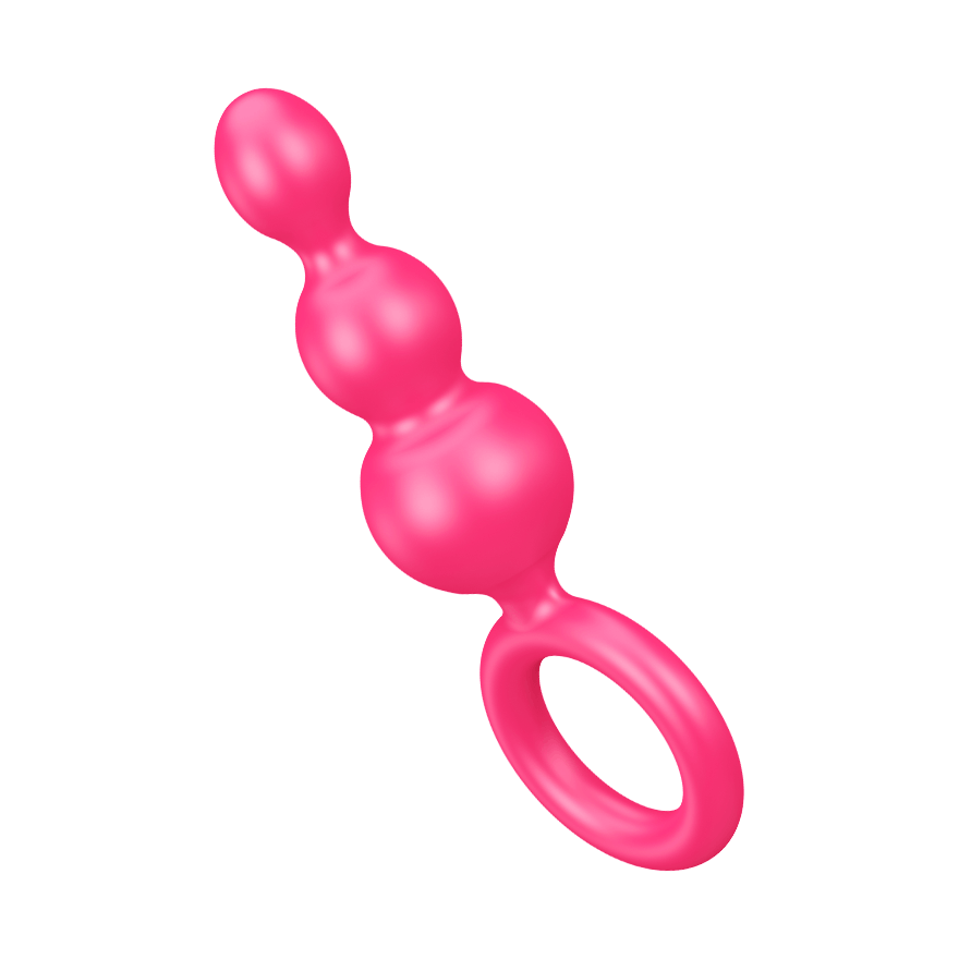 Silikon-Analplug mit Haltegriff, 13,5 cm