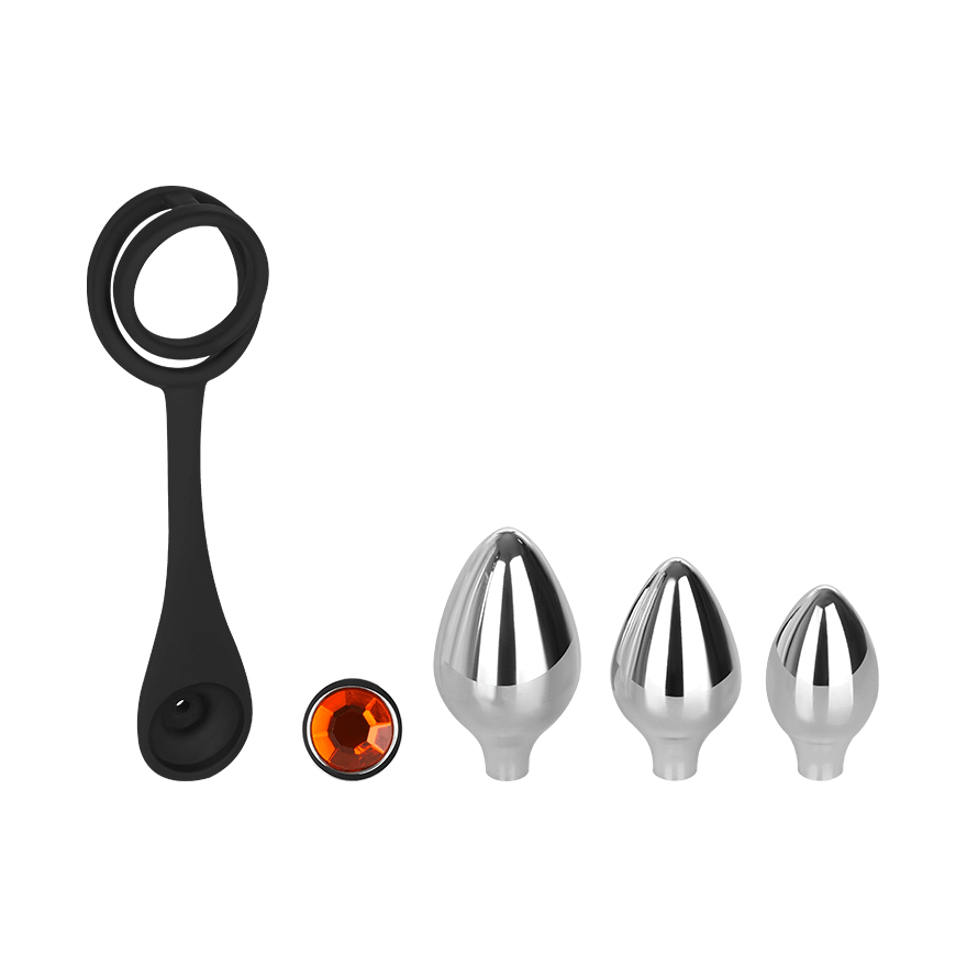 Analplug-Set, 4 Teile, 15 cm