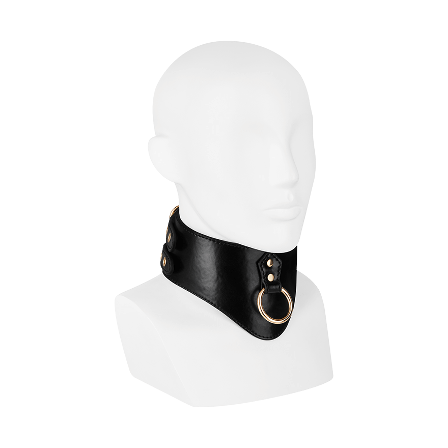 Breites Halsband für BDSM-Spiele