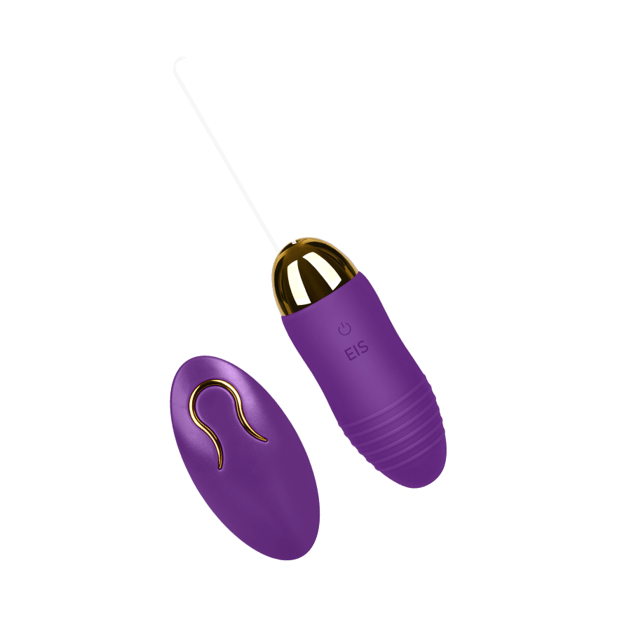 Funk-Vibro-Ei aus Silikon, 8,5 cm