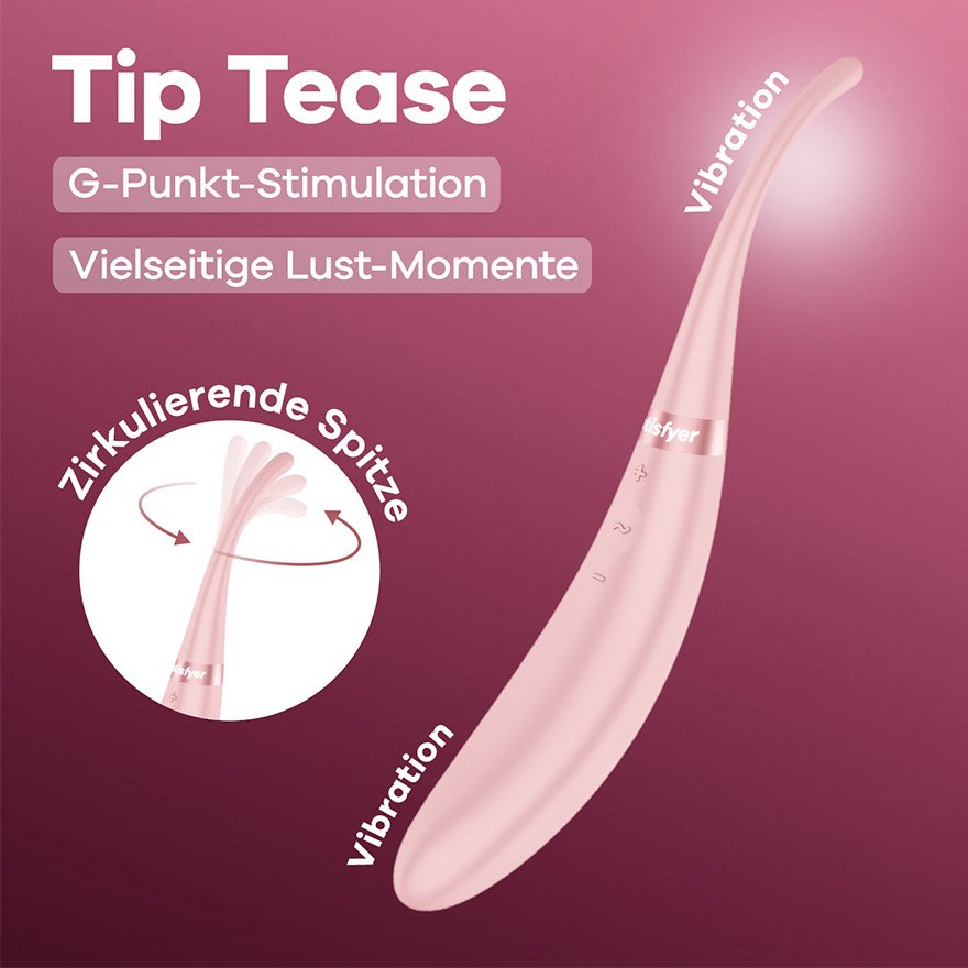 Satisfyer Tip Tease, 22 cm