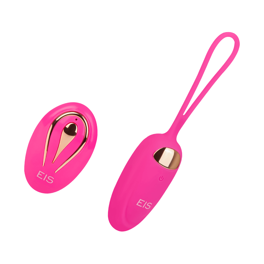 Silikon-Vibro-Ei mit Funkfernbedienung, 8 cm