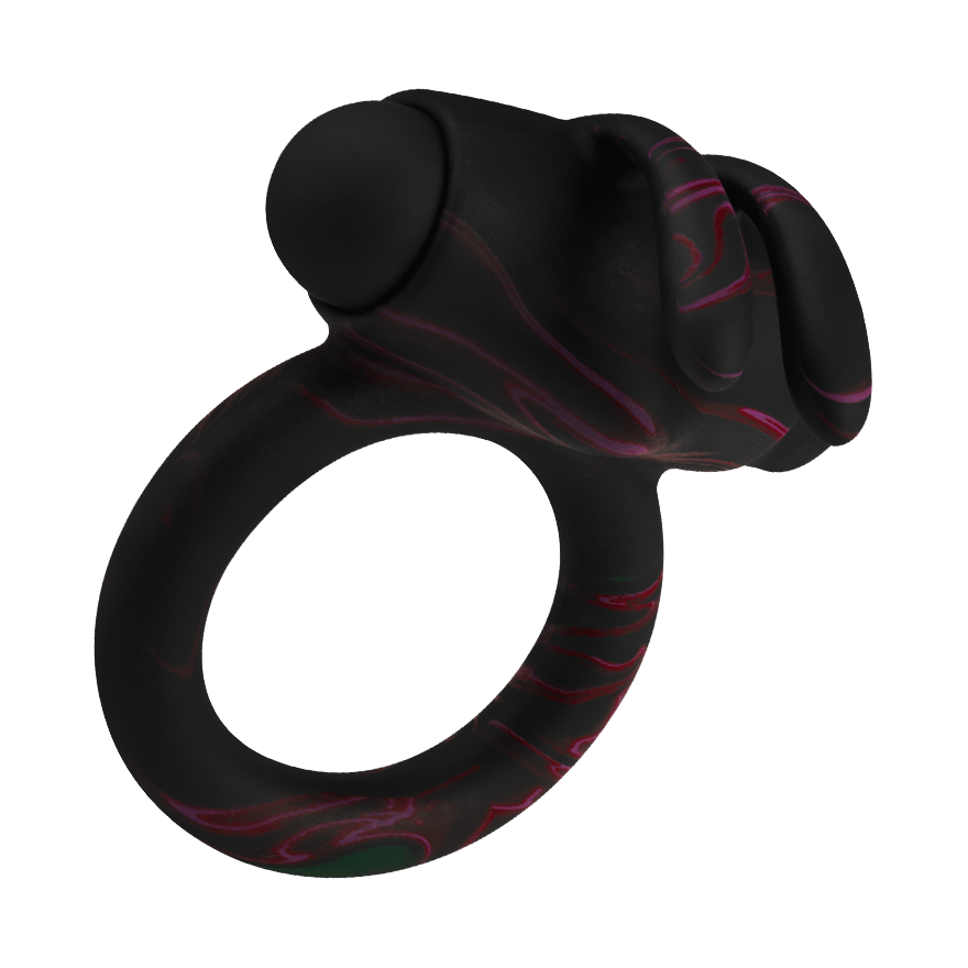 Vibro-Penisring mit Klitorisreizer, 3,5-5 cm