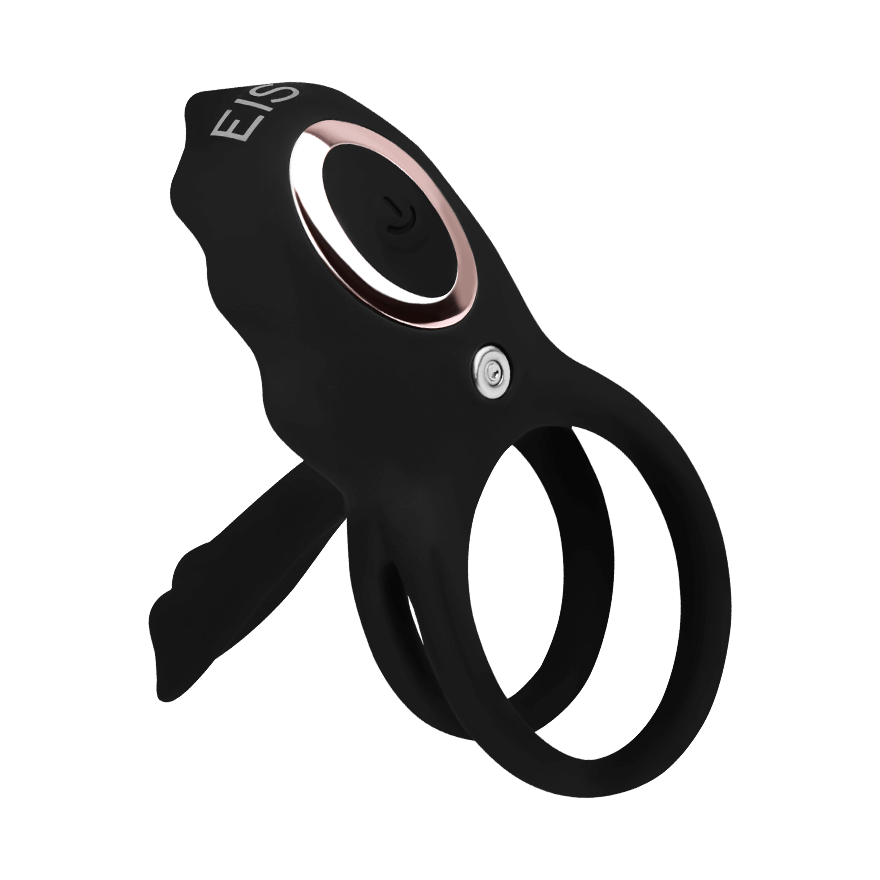 Penis- und Hodenring mit Klitorisreizer, 3,2-4,2cm