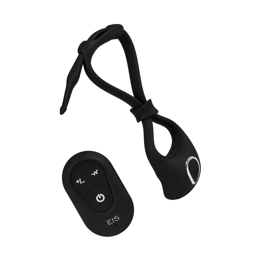 Vibro-Penis- und Hodenring mit Fernbedienung