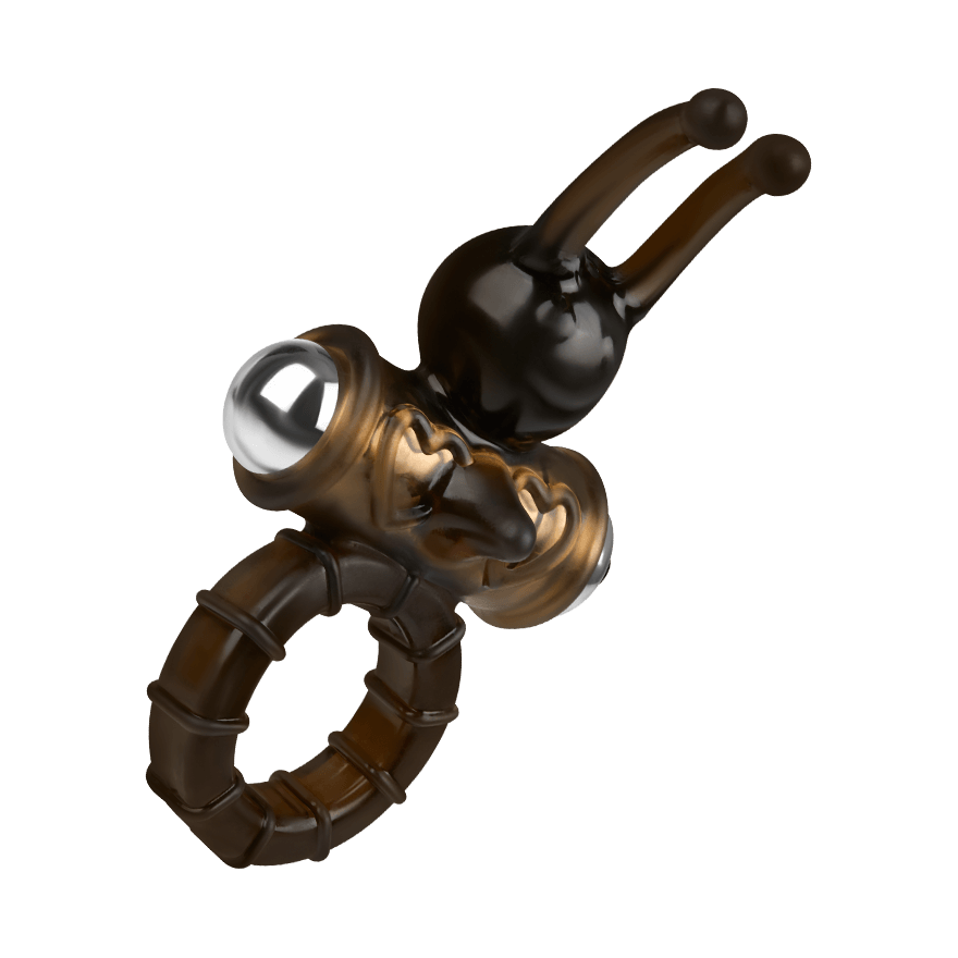 Vibro-Penisring mit Klitorisreizer, 2,8 - 5 cm