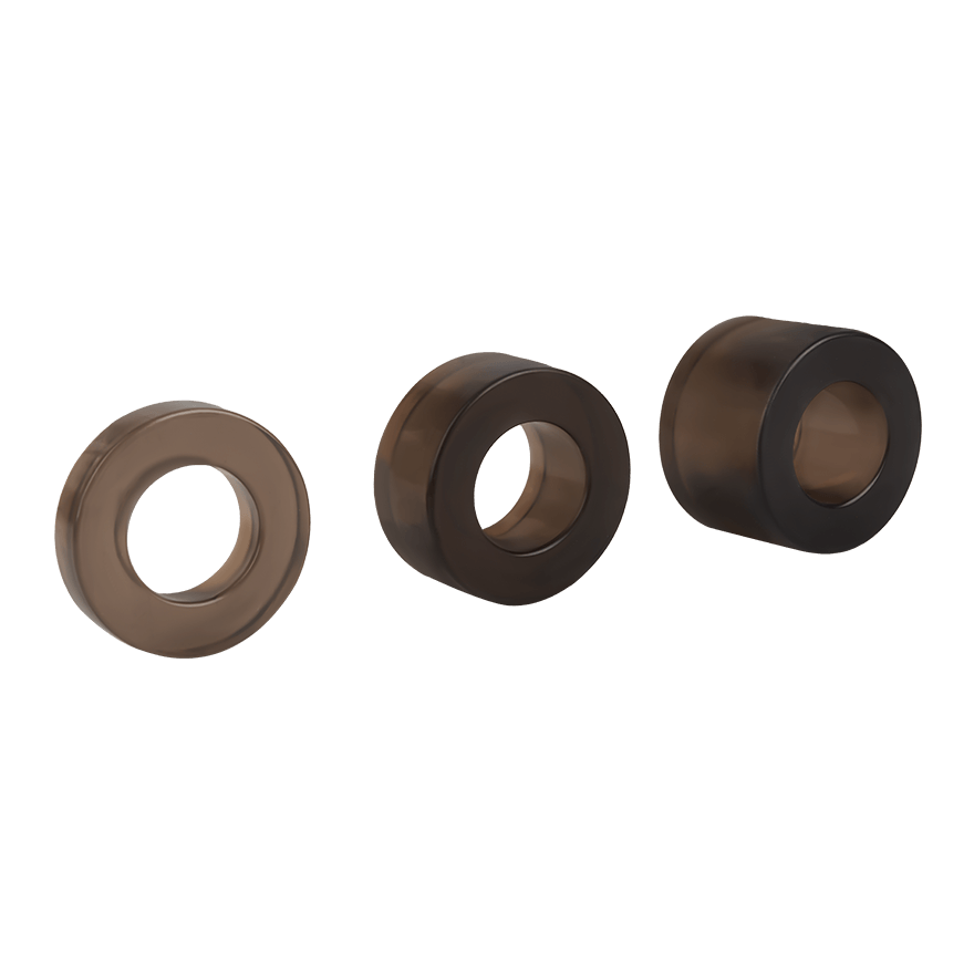 3-teiliges Penisring-Set, 2,5 cm