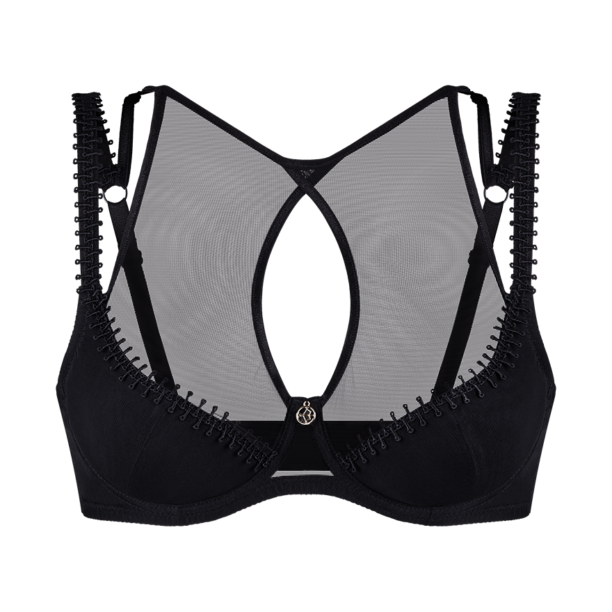 Eisenbahn - BH mit Keyhole-Ausschnitt