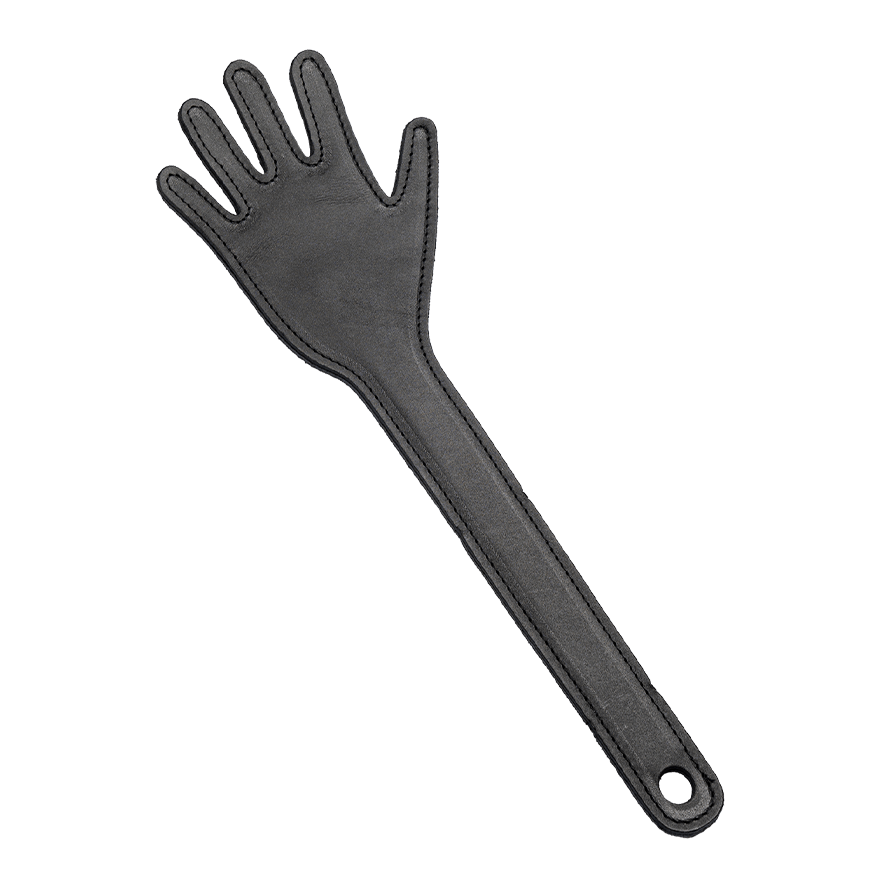 Edles Leder-Paddle in Handform