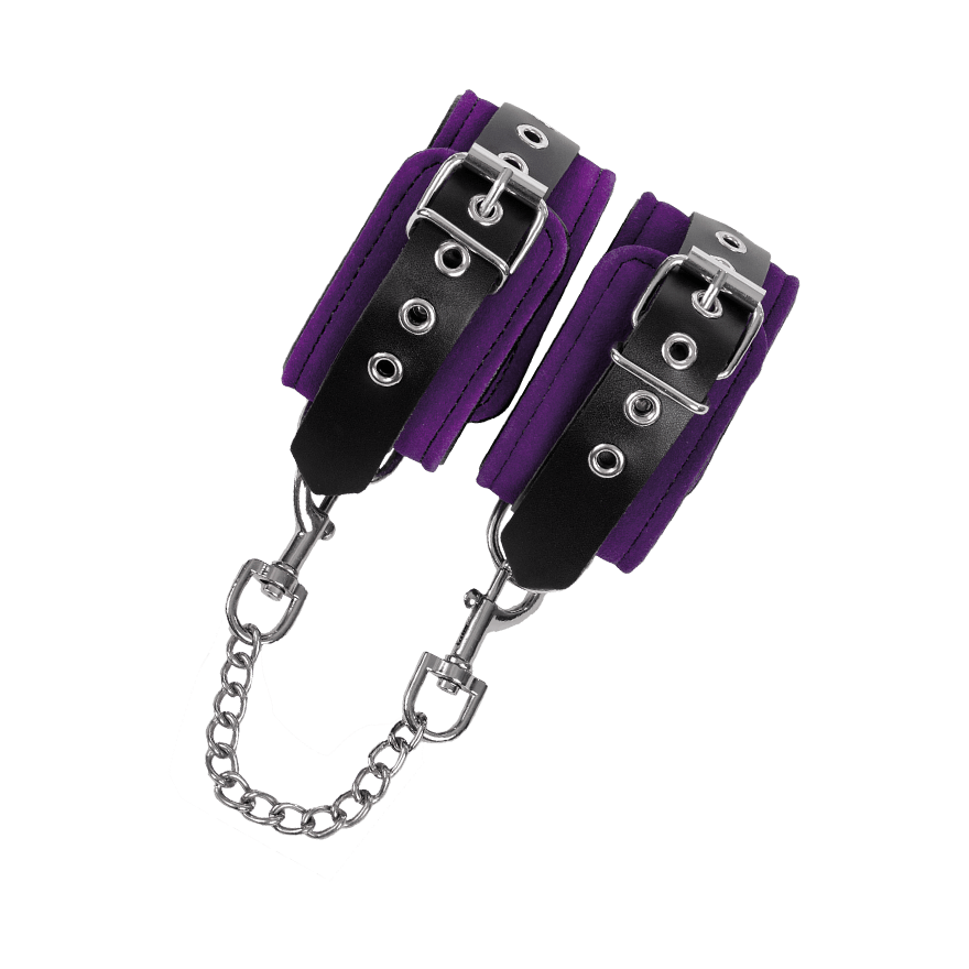 Leder-Handschellen mit Kette