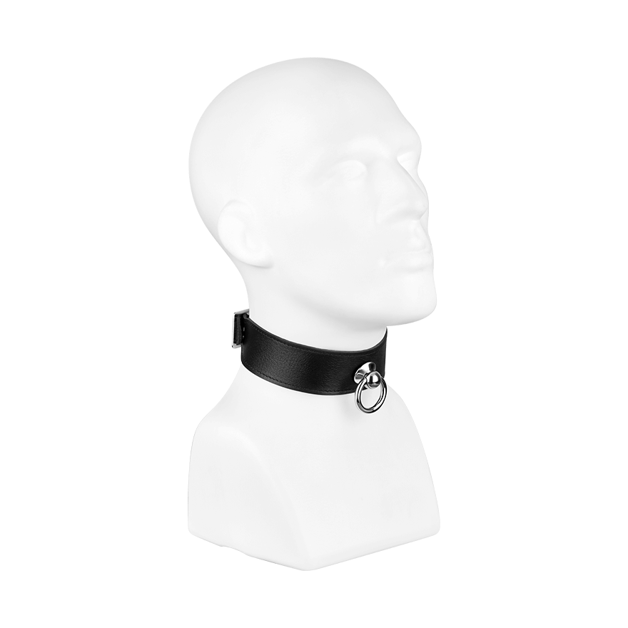 Halsband mit großem Ring, S/M
