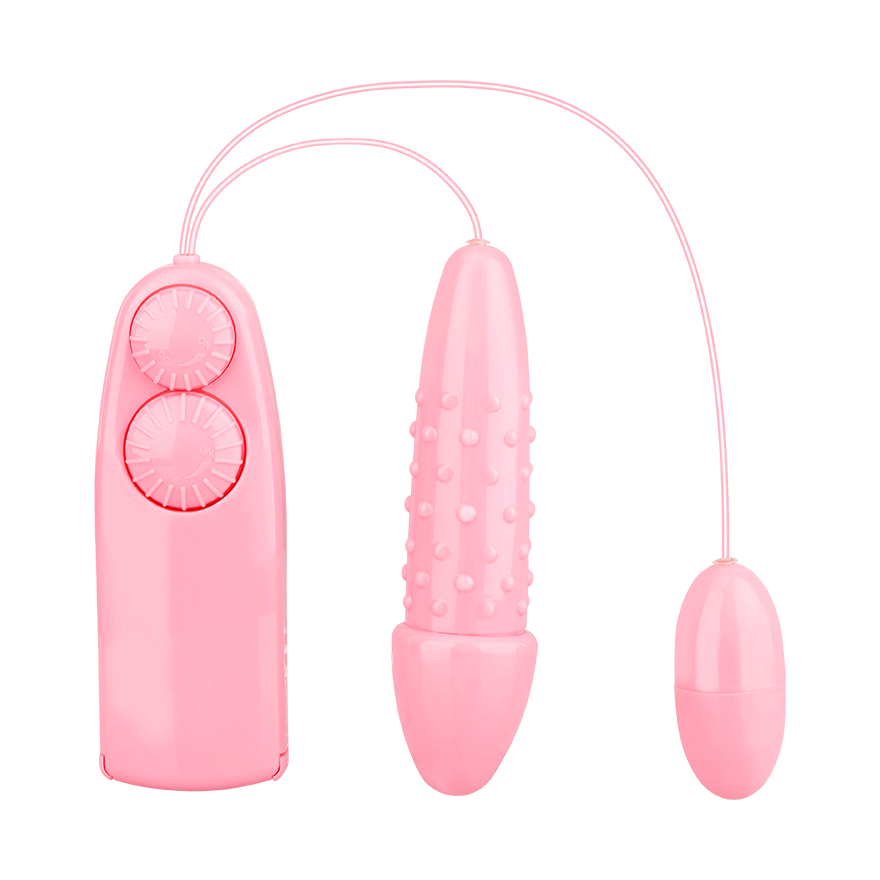 Doppelvibrator mit Fernbedienung, 14 cm