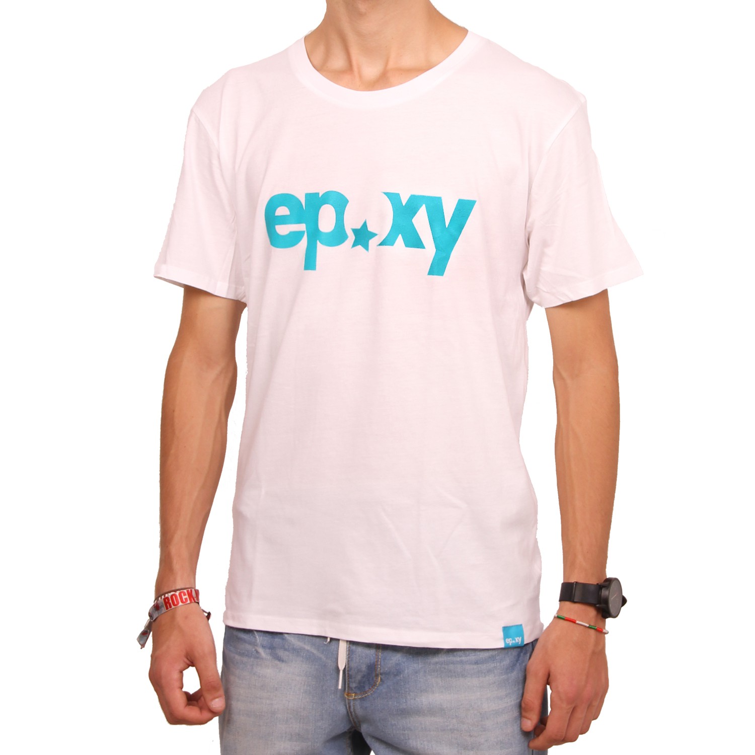 Epoxy Herren Logo T-Shirt - White
