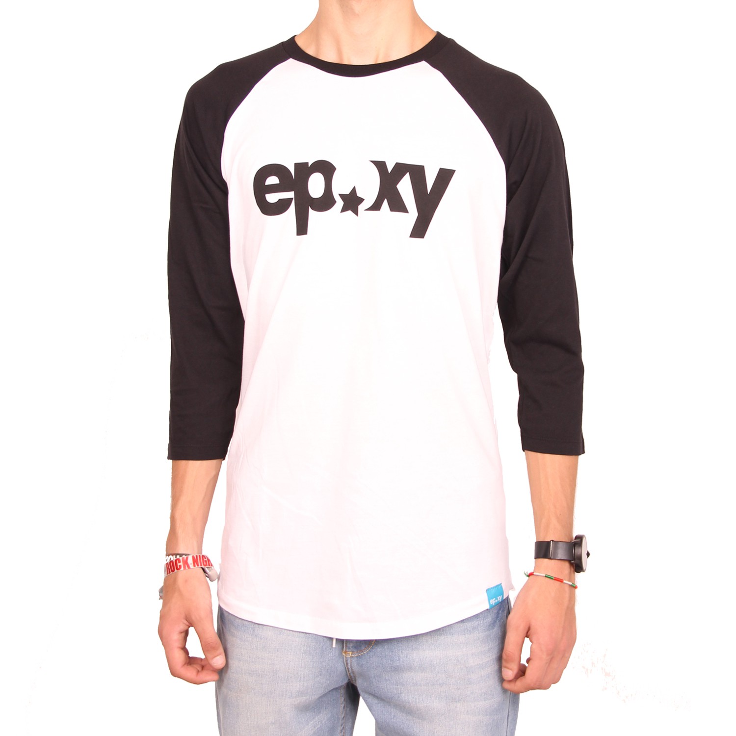 Epoxy Herren T-Shirt 3/4 Logo Raglan